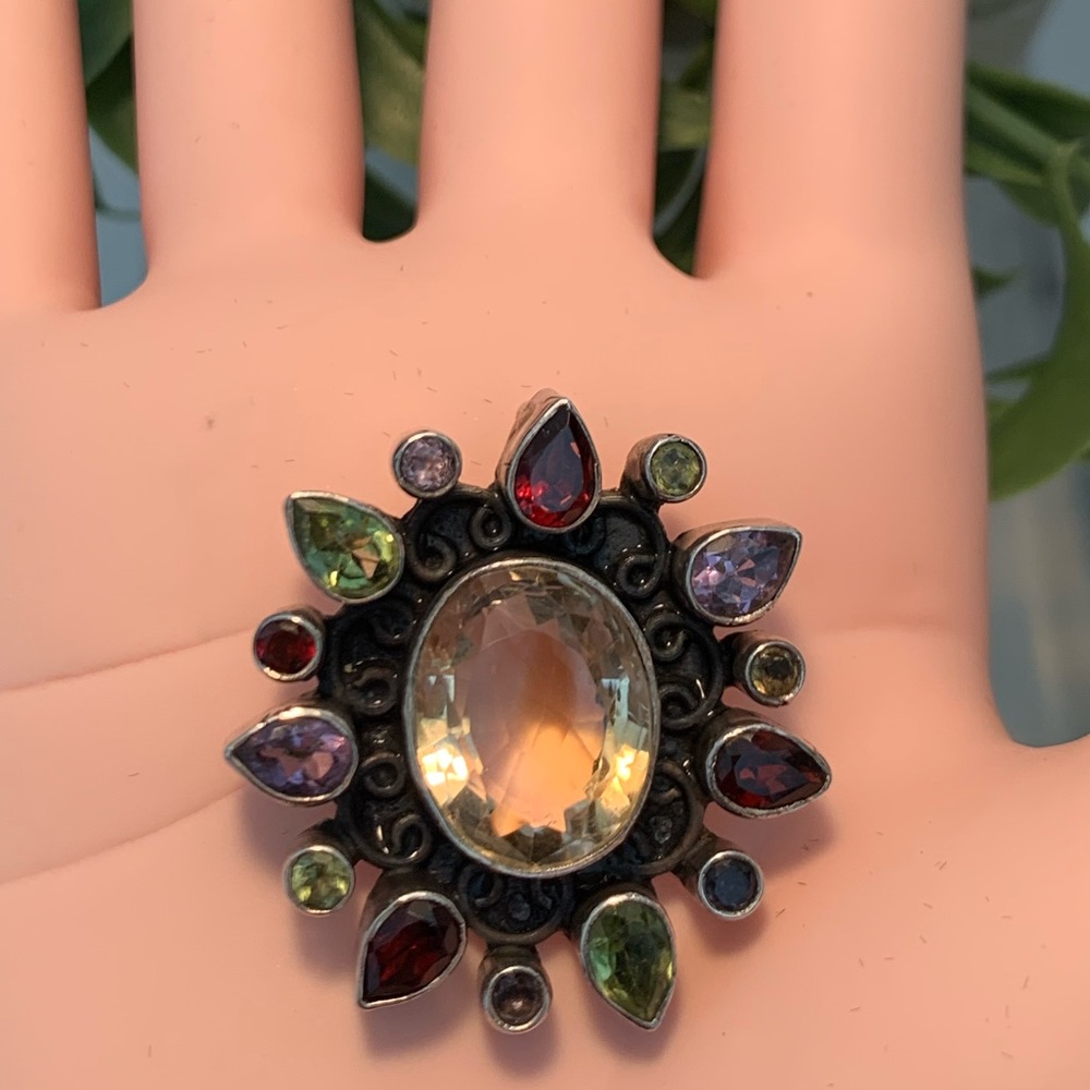 Darling Multi Gemstone Pendant